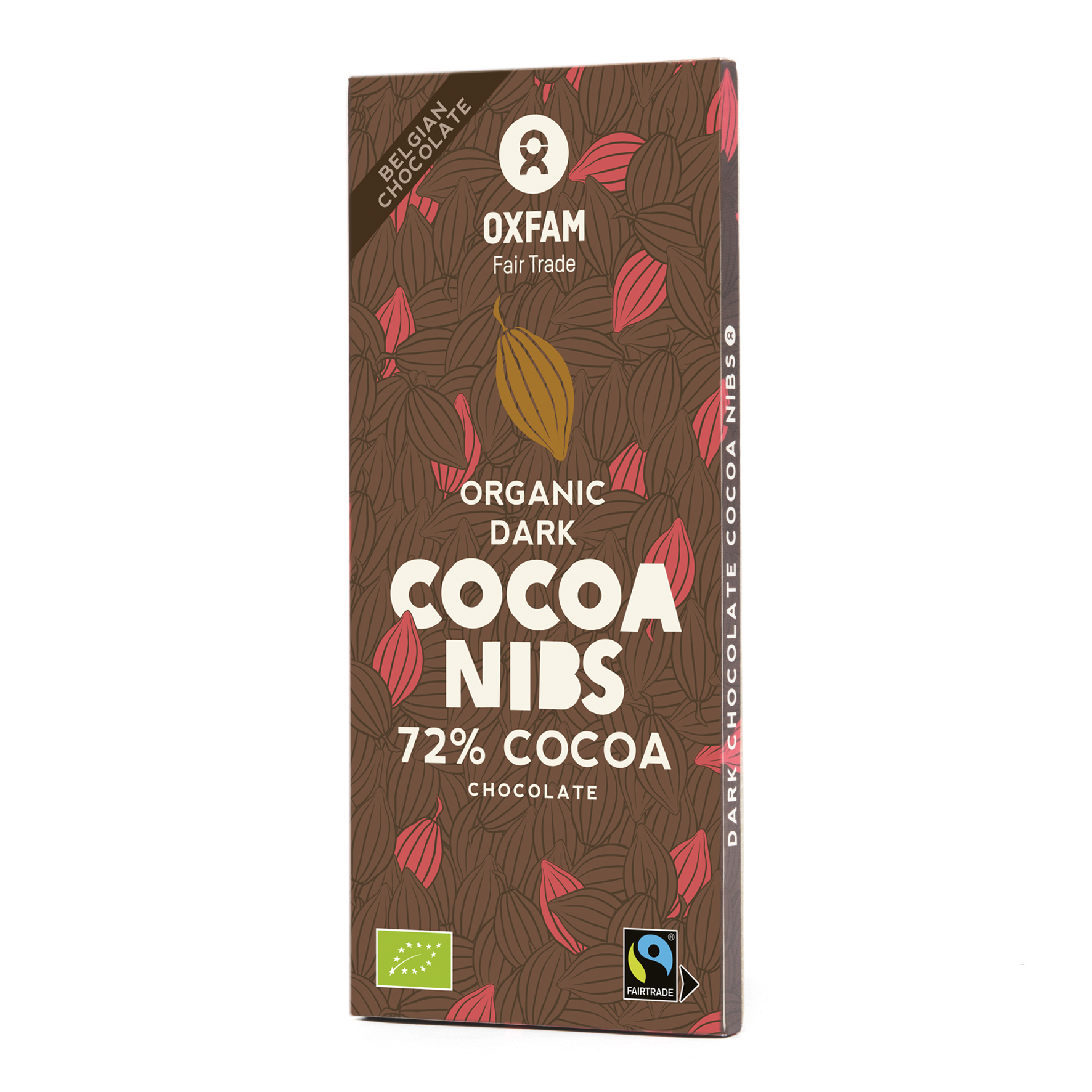 Oxfam Pure chocolade met cacaonibs bio 100g